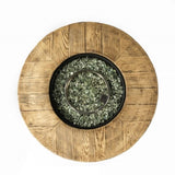 30inch Round Fire Pit Table Propane Fire Table with Lava Rocks W853P194144