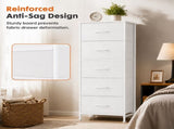 Tall Dresser for Bedroom with 5 Drawers, Vertical End Table and 73861900