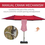 Outdoor beach umbrella/Double-Sided Market Umbrella 45957691