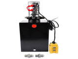 20 Quart Double Acting Hydraulic Pump 12V DC Dump Trailer Hydraulic Power Unit 87086007
