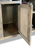 84 inch Electric Fireplace TV Stand for TVs up to 95 inches, Minimal Assembly, Barnwood Finish GL-B108P160232