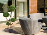 2025 High quality green plant trees spiral for indoor outdoor decoration artificial boxwood topiary W2945P279015