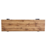59" Dining Bench, Farmhouse Indoor Kitchen Table, Bed Bench, Industrial Shoe Bench, Entryway WF320038AAE