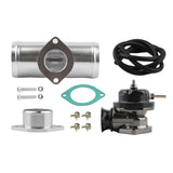 Type-RS Turbo Charger BOV Blow Off Valve & 2.5 in Alloy Flange Pipe Adapter Kit 47191312