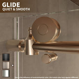 Frameless Sliding Shower Door 58-60 in. W x 76 in. H, Bathroom Sliding Door with 5/16" Clear W2619P202930