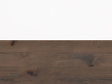 Nora Modular 60 inch High Bookshelf, No Assembly Required, Jasmine White and Barnwood Finish B108P345202