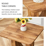 Modern Minimalist Wood Texture Sticker-Patterned MDF Square Coffee Table. Add a quiet and cozy W1151P211299