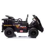12V Kids Ride On Dump Truck W/Parents Control,2wd,Rear-wheel suspension,Electric Dump Bed and Extra W1578P235125