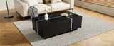 U-Can 47.2''-72.7'' Extendable Table, Multi-Functional Table with High-Gloss Finish, N724P292070B