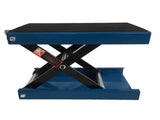 1100lbs Steel Adjustable Scissor Lift for Motorcycles Blue 53055837
