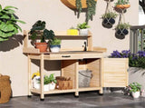 Garden Work BenchOpen Shelf Storage 89223504
