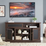 TV Stand Electric Fireplace Glass Shelves,YS-027-2FD-CHE W1758P231683