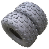 ZNTS Pair of ATV Go Kart Tires 145/70-6 Rated Black rubber Depth: 5 mm 61419693