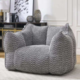 Sofa chairs with highly resilient foam for living rooms and bedrooms, comfortable square lazy, W1996P252268