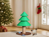 31.5in Christmas Cat Scratcher, Cat Scratching Post for Indoor Cats, Large Sisal Cat Scratching 69180928