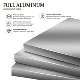 8640E Louver Pergola 10x19FT Aluminum Frame & Steel Louvers W2089P187625