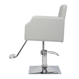 ZNTS PVC leather aluminum alloy foot pedal rivet type square chassis high oil pump barber chair 150kg 19160742