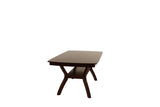 Formal Look 1pc Dining Table w Shelve Solidwood Espresso Finish Dining Room Furniture B011P207142