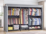 Heavy Duty Closet Organizer System, Freestanding Clothing Rack Shelves, Adjustable Garment Rack W3204P581186