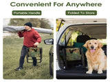 Portable Folding Camping Fishing Chair, Lightweight 2.31lbs Outdoor Stool with Builtin Cooler Bag, 54102397