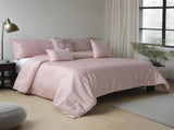 Mountain Ranges 6-Piece Comforter Set - Pink Jacquard & Brushed Fabric 86127252