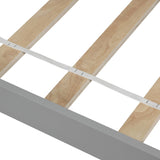 Wood Platform Bed Twin size Platform Bed, Gray 53425771