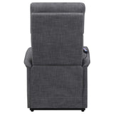 Charcoal Power Lift Recliner with Massage Function B062P153841