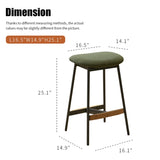 Modern Set of 2 Bar Stools Comfortable & Stylish Counter Height and Bar Height Bar Stools,Soft W2105P145997