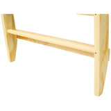Wooden Swedish Ladder, Stall Bars Set for Physical Therapy & Gymnastics W465P208412