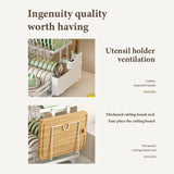 2-Tier Dish Drying Rack, Kitchen Dish Rack, Space-Saving and Durable, with Drainer Board and 83895441