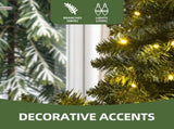 6 ft Pre-lit Artificial Christmas Tree with 1000 Branch Tips & 250 Lights, Remote Control, Green 05492332