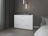Oto Dresser with 4 Spacious Drawers, White B128P343783