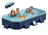 2.6m PVC folding pool bathes and cools in summer, suitable for outdoor patio beach W2710P330782