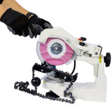 Chainsaw Sharpener Professional Multi-Angle Adjustable Chain Grinder 120-Volt Bench Grinder W46560253