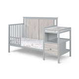Connelly 4-in-1 Crib and Changer Combo Gray/Rockport Gray B022P204835