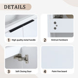 24 Inch Soft Close Doors Bathroom Vanity With Sink, Suitable For Small Bathroom W999125749