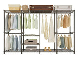 Wire Garment Rack Heavy Duty Clothes RackCloset Organizer Metal Garment Rack Portable Clothes 85070014