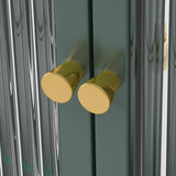 3 Door Arched Wall Mounted Glass Cabinets for Kitchen, Living Room and Bathroom W757P221504