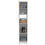 Charlotte Linen Cabinet, 2 Single Door Cabinet, Division, One Shelf B128P148897