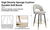 360 &deg rotatable bar chair.Modern PU comfortable upholstered bar chair with smooth and beautiful W1151P265583