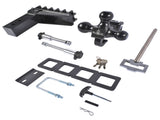 Adjustable Trailer Hitch Fits 2.5" Receiver 6" Drop/Rise 18500LBS 1-7/8", 2", 2-5/16" Tri-Balls 48160543