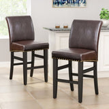 25.5'' inch Upholstered Counter Stool with Solid Wood Frame 74506.00