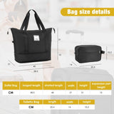 Softside Luggage Expandable 3 Piece Set Suitcase with Duffel Bag Upright Spinner Softshell N732P201004B