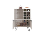 Bar Cabinet Gassville, Living Room, White Washed Oak B092P228576