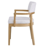 Gorge and Oak Side Chair with Padded Seat B062P209265