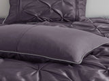 7-Piece King 100% Polyester Pieced Pleated Tufted Comforter Set B035P463175