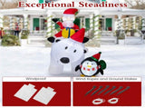 7 Feet Inflatable Santa Claus Riding Bear Inflatable Decoration 47270143