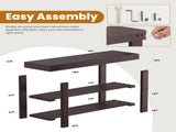27-In Bamboo Shoe Rack & Bench, 3-Tier 280 lb Capacity Storage Organizer for Entryway, Living Room, 35252088