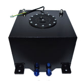 ZNTS 5 Gallon 20L Universal Aluminum Fuel Tank Oil Level Sensor Black 10886726