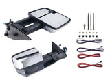 Heated Mirror fit for GMC Sierra 2003-2007 Extendable Power 15904035 2PCS 02395329